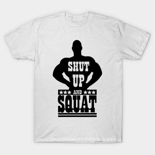 Shut up and squat T-Shirt by nektarinchen